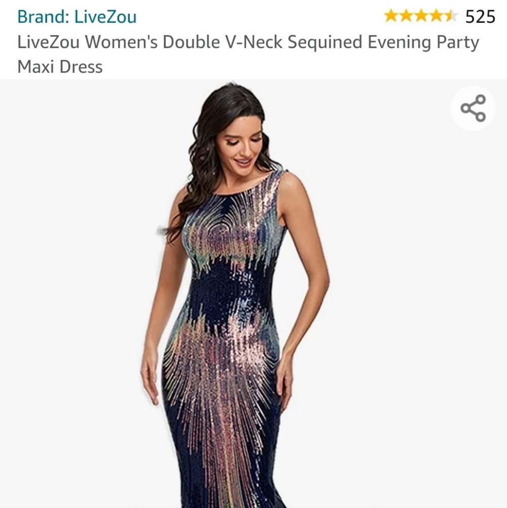 Sequin cocktail party dress